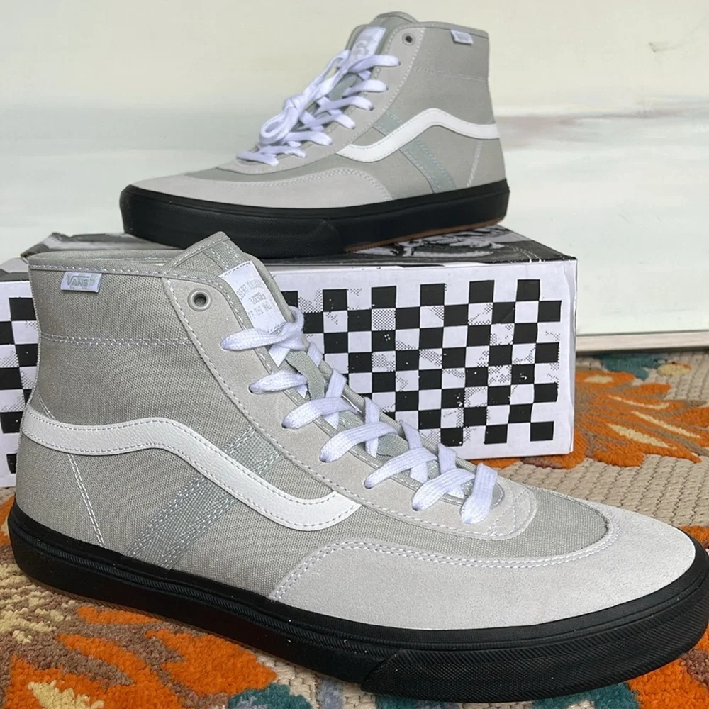 Vans Men’s Crockett High Light Gray/Black VN0A5JIGBH8 Sneakers